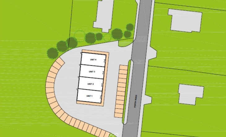 Perth Rd, Blairgowrie to rent Site Plan- Image 1 of 3