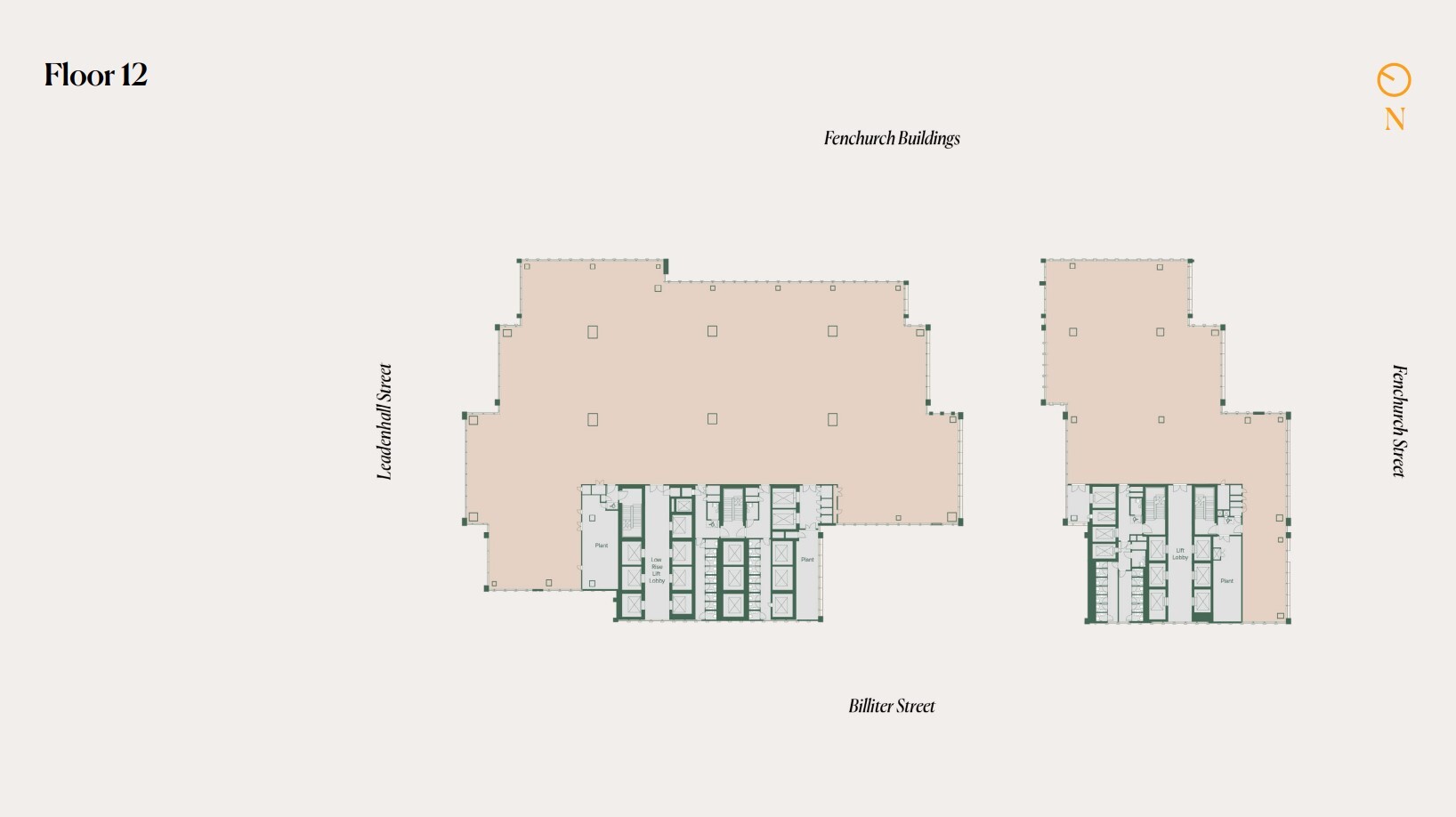 40 Leadenhall St, London for rent Typical Floor Plan- Image 1 of 1