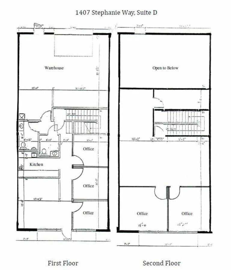 1407 Stephanie Way, Chesapeake, VA 23320 - Unit D-E -  - Floor Plan - Image 1 of 1