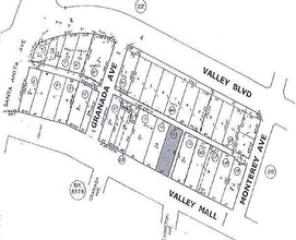 10729 Valley Mall, El Monte, CA for sale Plat Map- Image 1 of 1