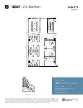 18301 Von Karman Ave, Irvine, CA for rent Floor Plan- Image 1 of 2