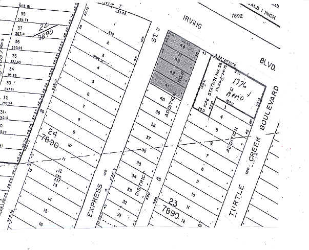 1937 Irving Blvd, Dallas, TX for rent - Plat Map - Image 3 of 4