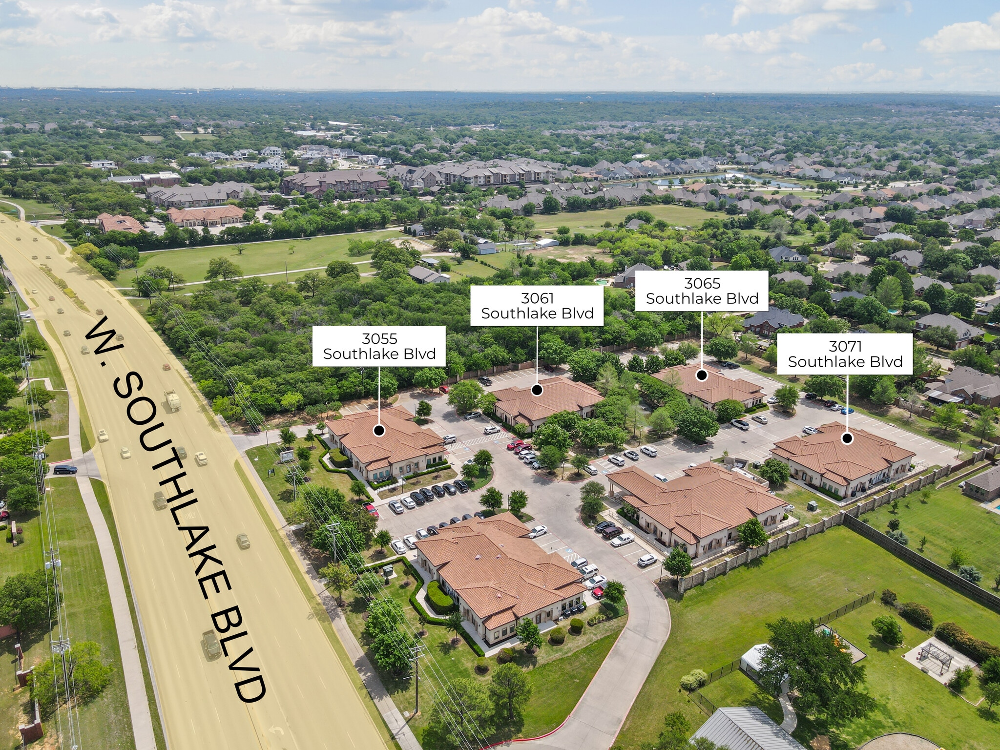 3071 W Southlake Blvd, Southlake, TX to rent Aerial- Image 1 of 5