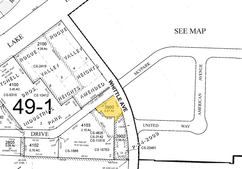 2621-2625 Whittle Ave, Medford, OR for sale - Plat Map - Image 2 of 6