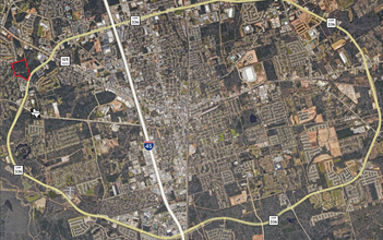 Loop 336, Conroe, TX - aerial  map view