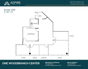 11931 Wickchester Ln, Houston, TX for rent Floor Plan- Image 1 of 2