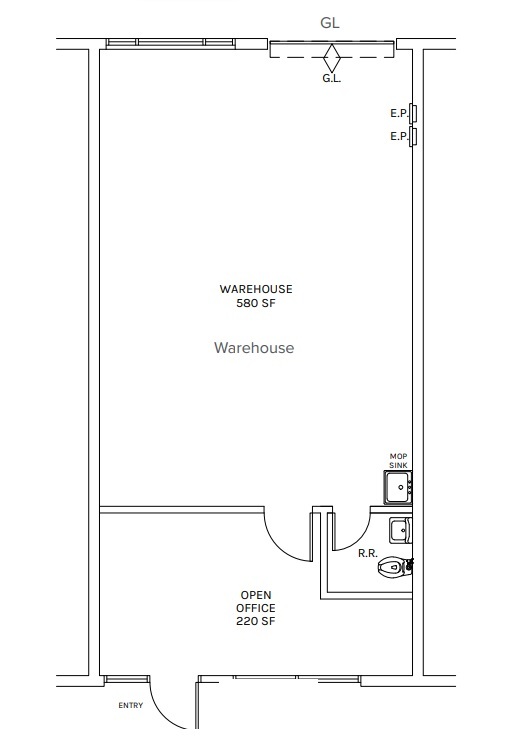 10451-10455 Roselle St, San Diego, CA for rent Floor Plan- Image 1 of 1