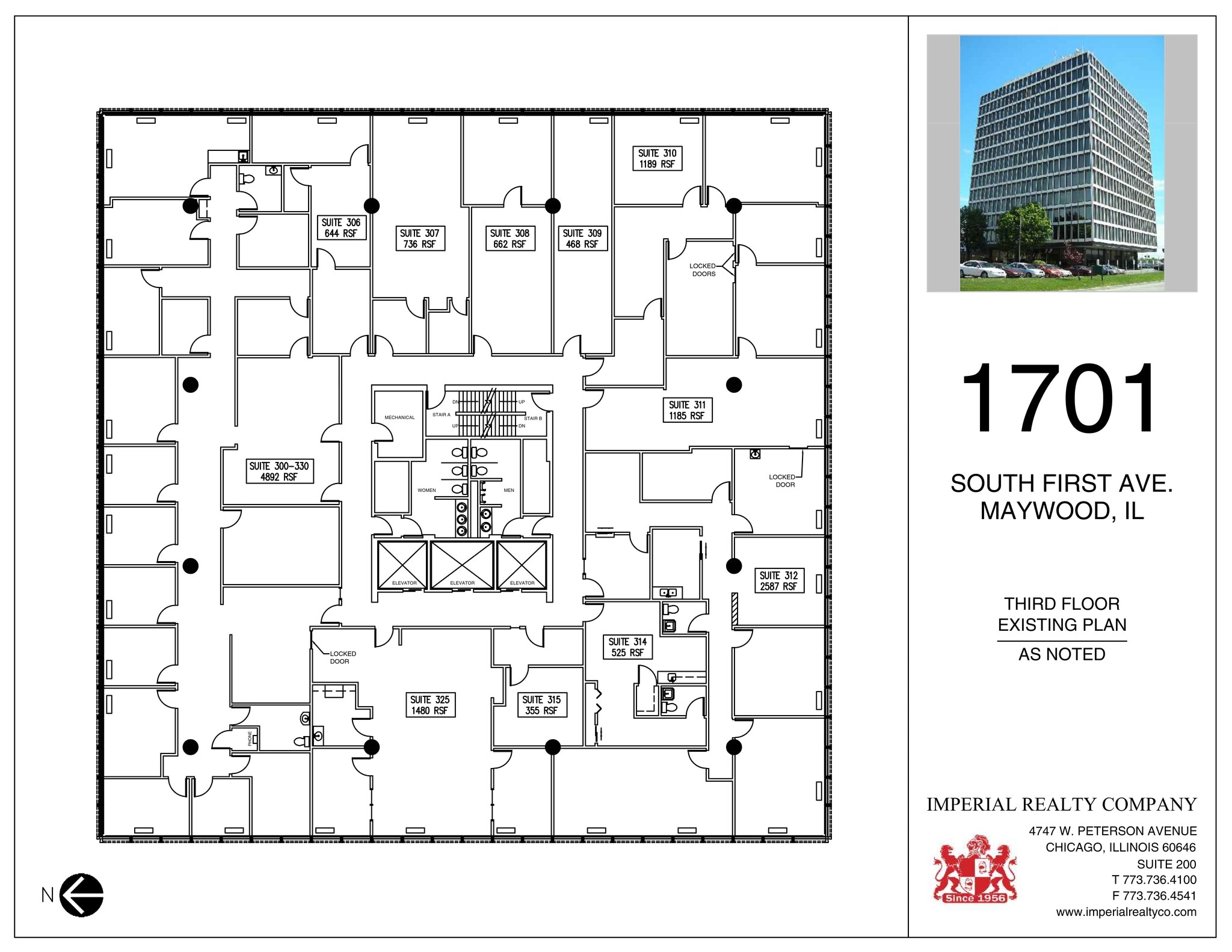 1701 S 1st Ave, Maywood, IL to rent Site Plan- Image 1 of 1