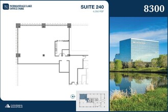 8000-8500 Normandale Lake Blvd, Bloomington, MN for rent Floor Plan- Image 2 of 2