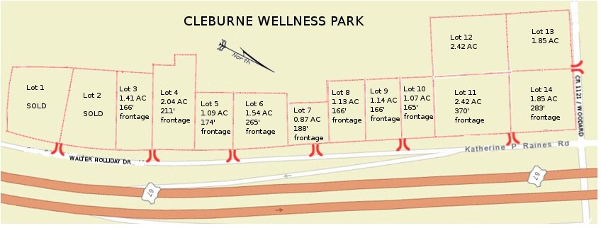 1711 Walter Holiday Dr, Cleburne, TX for sale Site Plan- Image 1 of 1