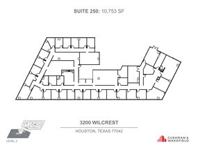 3200 Wilcrest Dr, Houston, TX for rent Floor Plan- Image 1 of 1