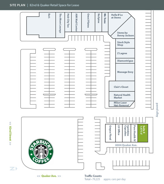 4414 82nd St, Lubbock, TX for rent - Site Plan - Image 2 of 6