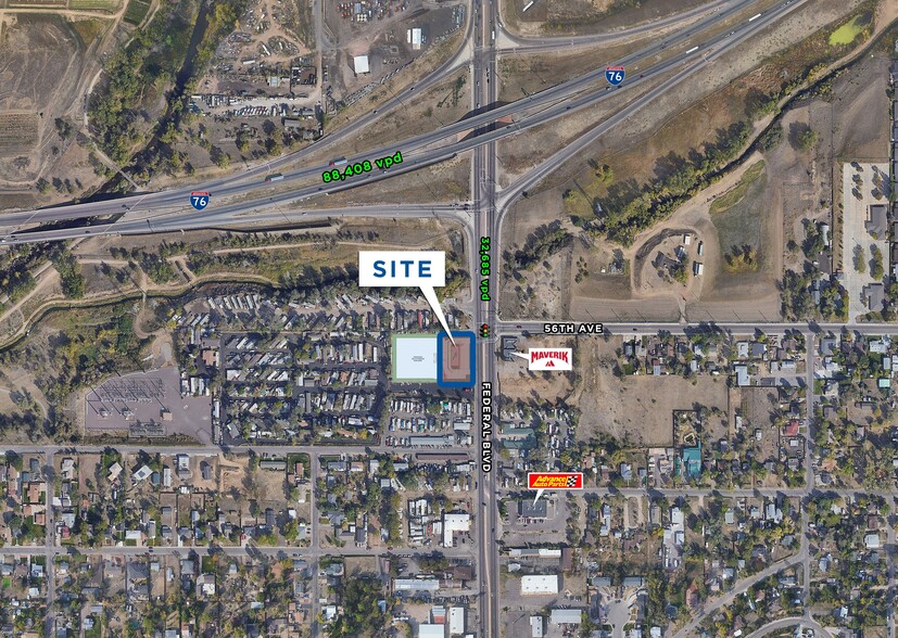 5595 Federal Blvd - REDEVLOPMENT OPPORTUNITY!, Denver, CO for rent - Aerial - Image 2 of 2