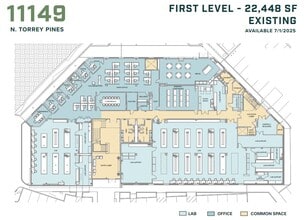 11149 N Torrey Pines Rd, La Jolla, CA to rent Floor Plan- Image 1 of 3