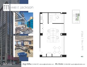 111 W Jackson Blvd, Chicago, IL for rent Floor Plan- Image 1 of 2