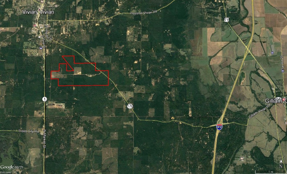 Hwy 170, Vivian, LA for sale - Aerial - Image 2 of 4