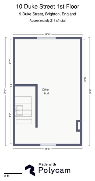 10 Duke St, Brighton to rent - Floor Plan - Image 2 of 10