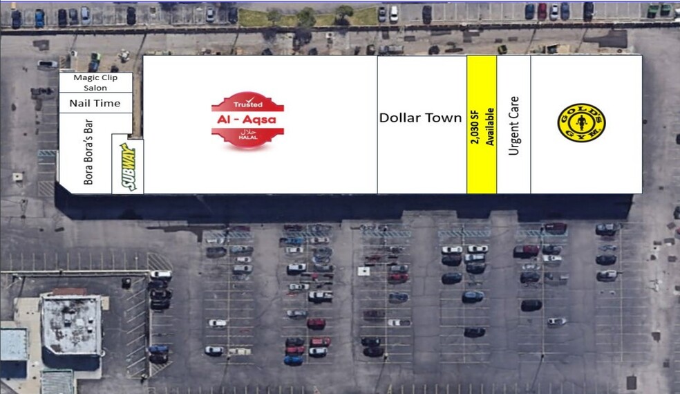 30880 Hoover, Warren, MI for rent - Site Plan - Image 2 of 2