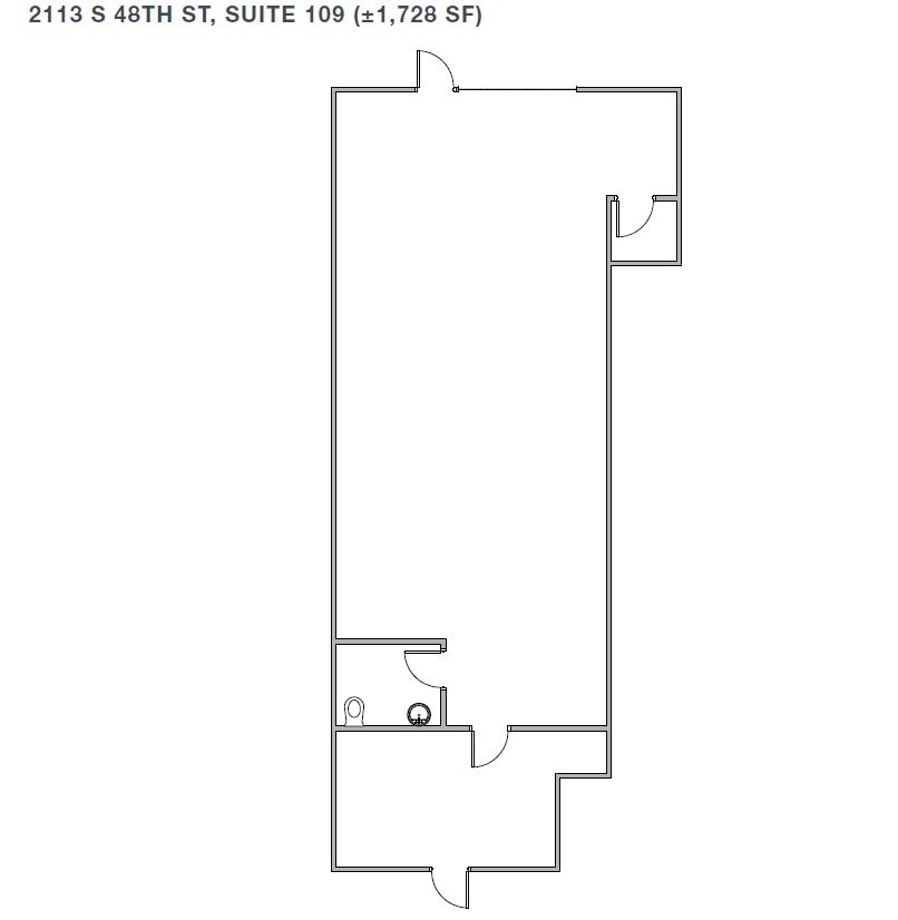 2105 S 48th St, Tempe, AZ to rent Floor Plan- Image 1 of 1