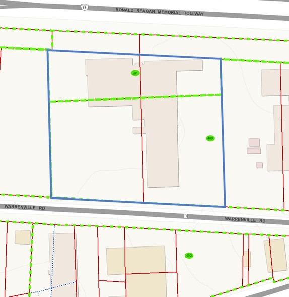 2300 Warrenville Rd, Downers Grove, IL for rent - Plat Map - Image 2 of 6