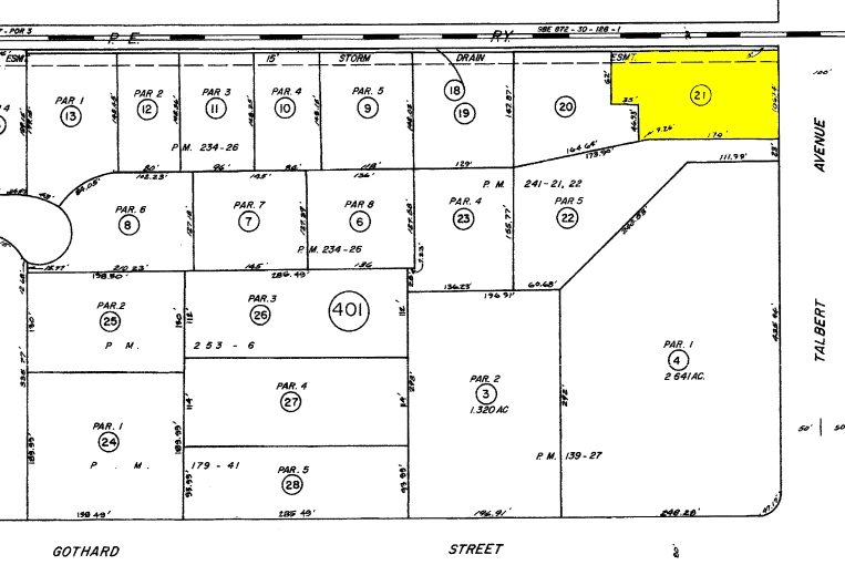 7491 Talbert Ave, Huntington Beach, CA for sale - Plat Map - Image 2 of 9