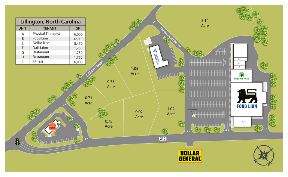 Nc-210 Hwy S, Lillington, NC for sale - Site Plan - Image 1 of 1