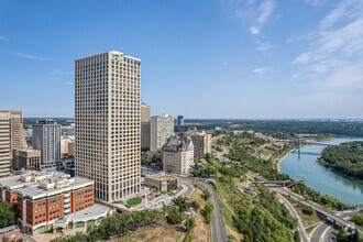 10025 Jasper Ave NW, Edmonton, AB - aerial  map view