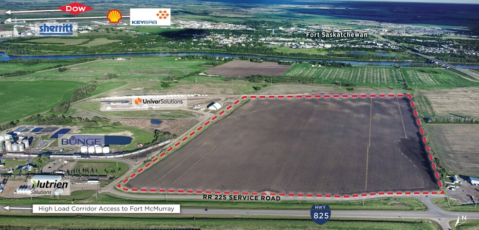 Highway 825, Sturgeon County, AB for sale - Aerial - Image 2 of 2