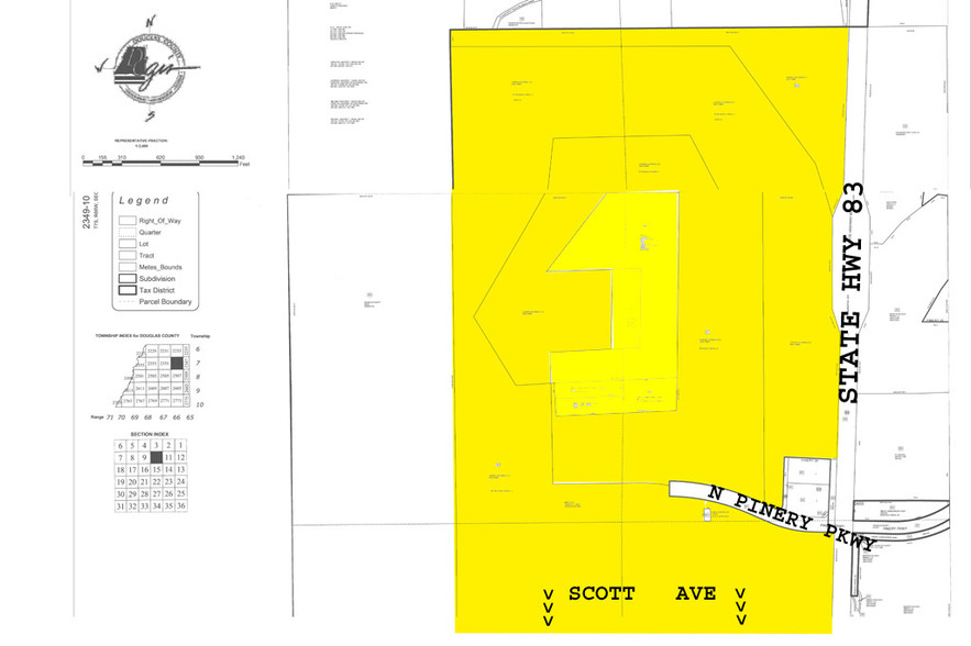 N State Hwy 83, Parker, CO for sale - Plat Map - Image 1 of 1