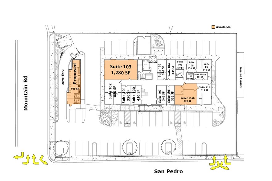 1330 San Pedro Blvd NE, Albuquerque, NM to rent - Site Plan - Image 2 of 8