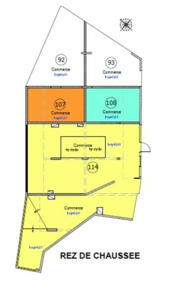 Retail in Marseille to rent - Floor Plan - Image 3 of 4
