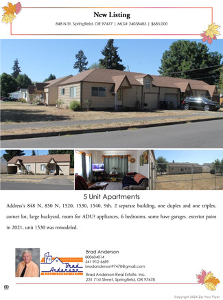 More details for 848 N St, Springfield, OR - Residential for Sale