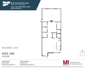 2255 Enterprise Dr, Westchester, IL to rent Floor Plan- Image 1 of 1