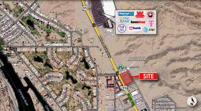 SEC Meadows Drive & Highway 95, Bullhead City, AZ - aerial  map view