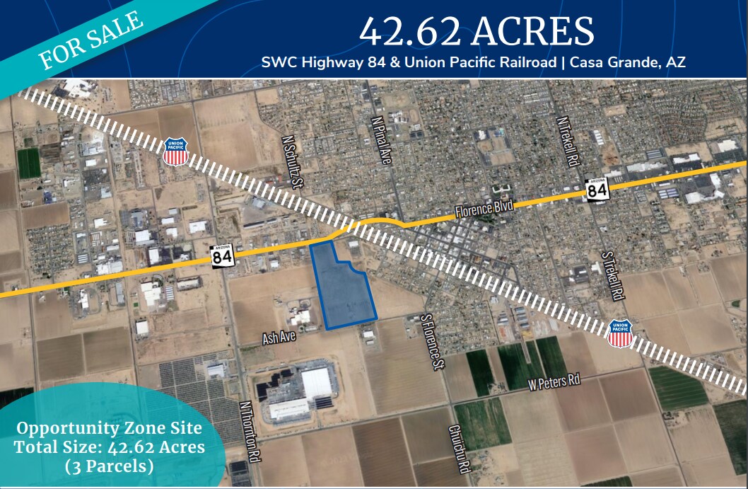 SW Highway 84 & Union Pacific Railroad, Casa Grande, AZ for sale Building Photo- Image 1 of 3