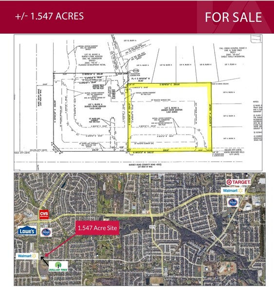 Rufe Snow Dr @ Bursey Rd, Keller, TX for sale - Site Plan - Image 2 of 2