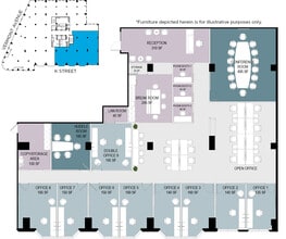 1425 K St NW, Washington, DC for rent Floor Plan- Image 2 of 2