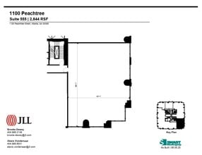 1100 Peachtree St NE, Atlanta, GA to rent Floor Plan- Image 1 of 1
