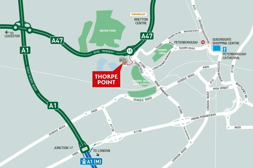 Thorpe Wood, Peterborough for sale - Building Photo - Image 2 of 2