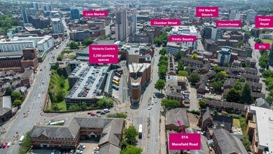 61A Mansfield Rd, Nottingham, NTT - AERIAL  map view