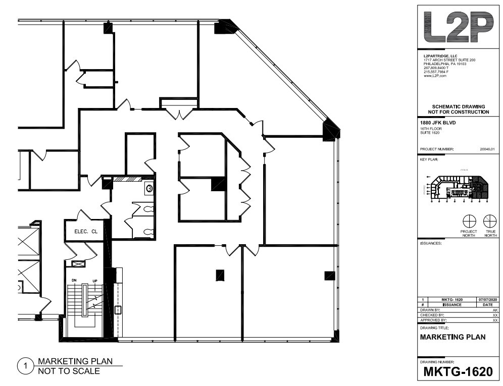 1880 John F Kennedy Blvd, Philadelphia, PA for rent Floor Plan- Image 1 of 1