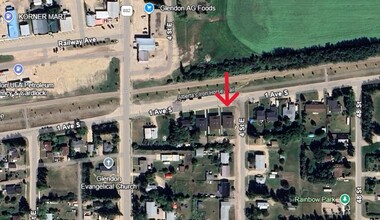 4901 49 Av, Glendon, AB - aerial  map view