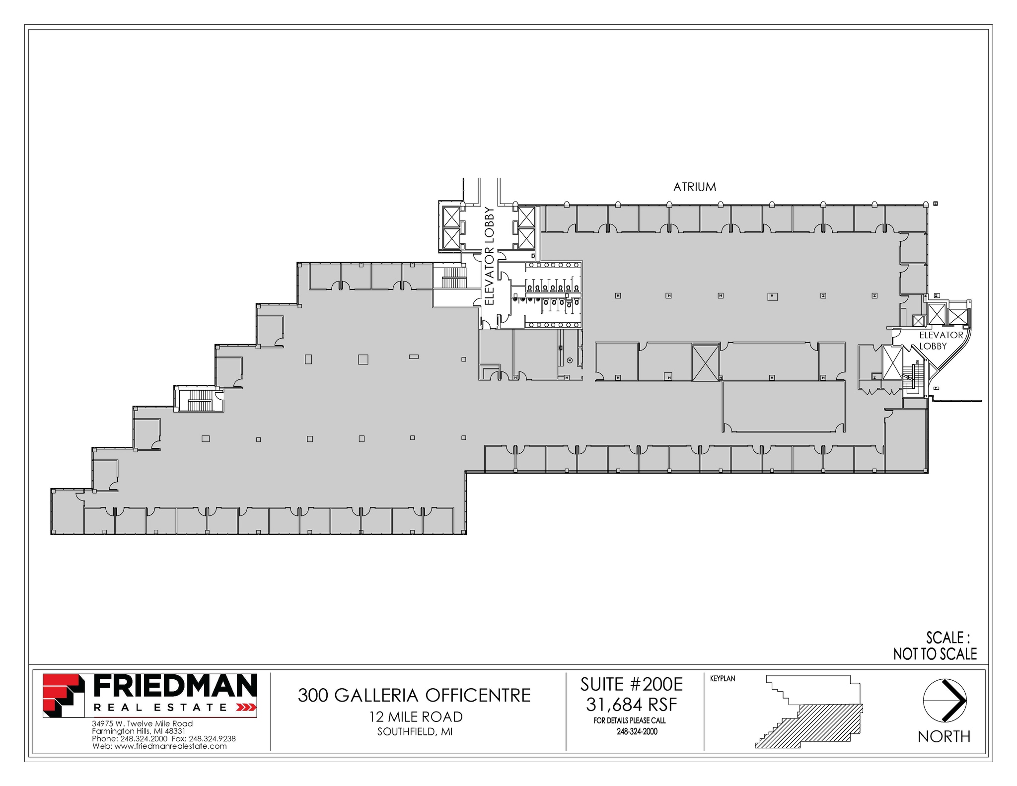 300 Galleria Officentre, Southfield, MI to rent Floor Plan- Image 1 of 3