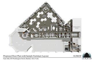 535 Washington St, Buffalo, NY for rent Floor Plan- Image 1 of 1