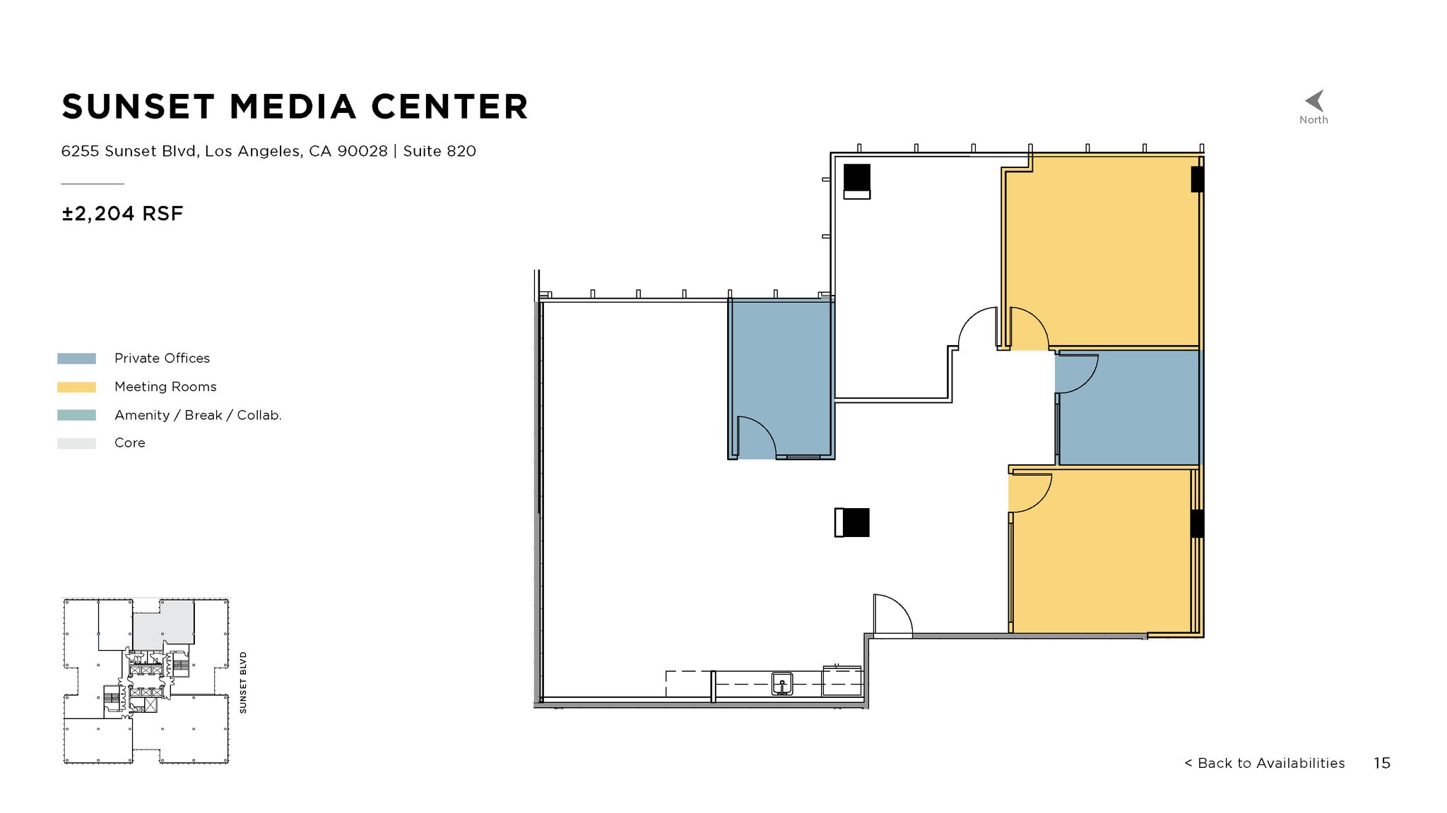 6255 W Sunset Blvd, Los Angeles, CA to rent Floor Plan- Image 1 of 1
