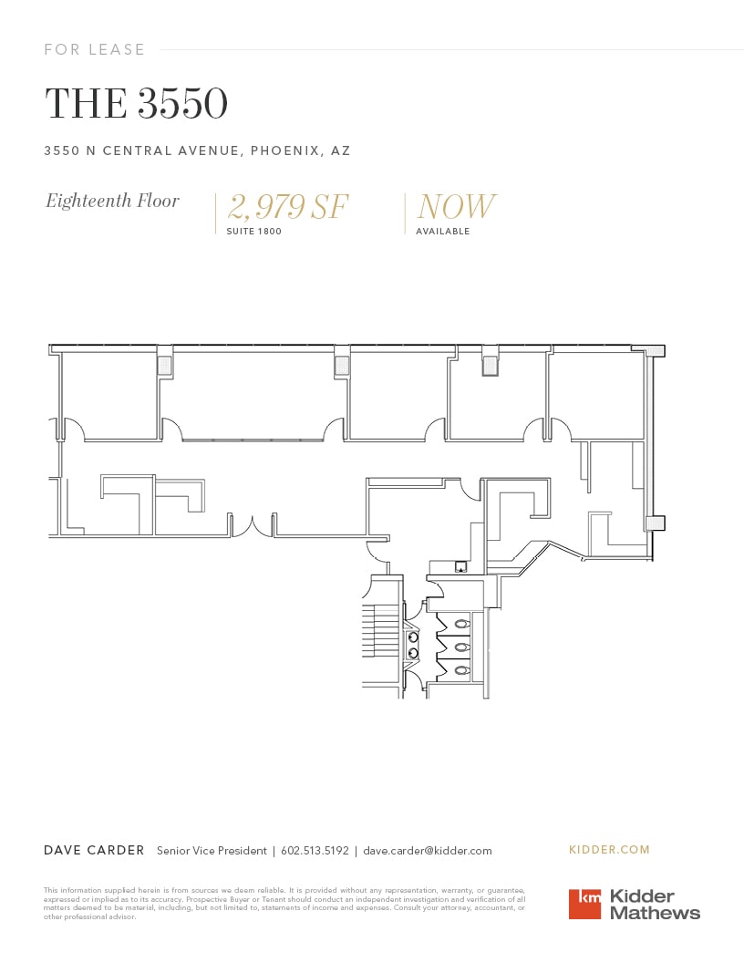 3550 N Central Ave, Phoenix, AZ to rent Floor Plan- Image 1 of 1