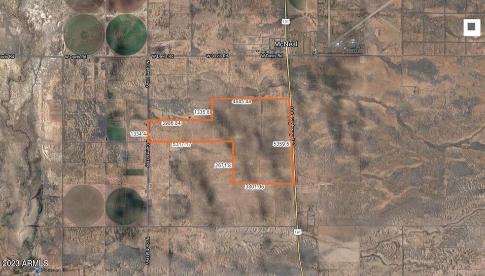 8910 N. Highway 191 -- 045A, Mc Neal, AZ for sale - Plat Map - Image 2 of 12