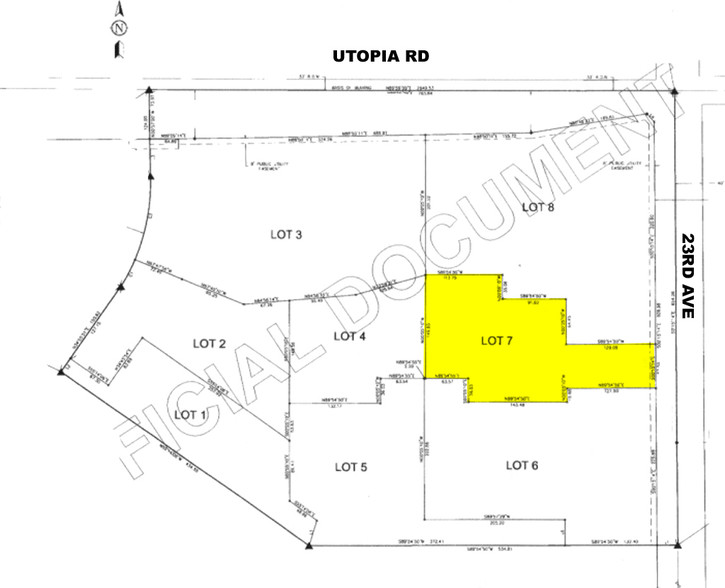 2325 W Utopia Rd, Phoenix, AZ for rent - Plat Map - Image 2 of 4