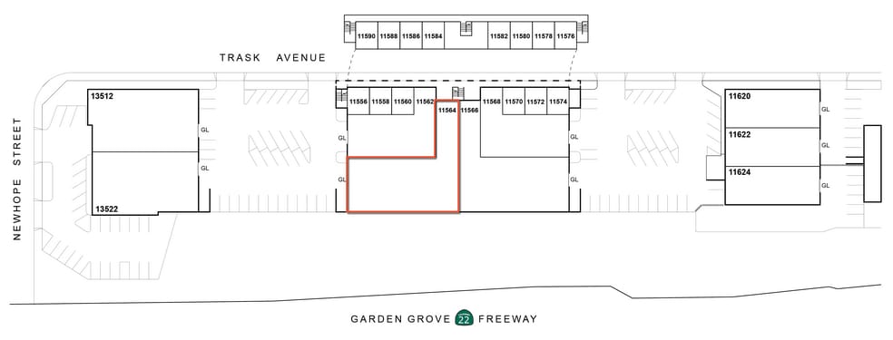 11620-11624 Trask Ave, Garden Grove, CA for sale - Site Plan - Image 1 of 1