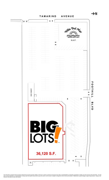 17575 Foothill Blvd, Fontana, CA for rent - Site Plan - Image 1 of 1